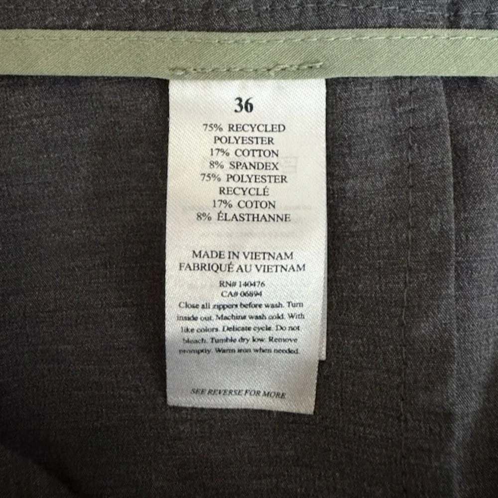 FAHERTY Mens All Day Shorts Size 36 Performance Golf Casual Stretch Lightweight - Picture 8 of 11